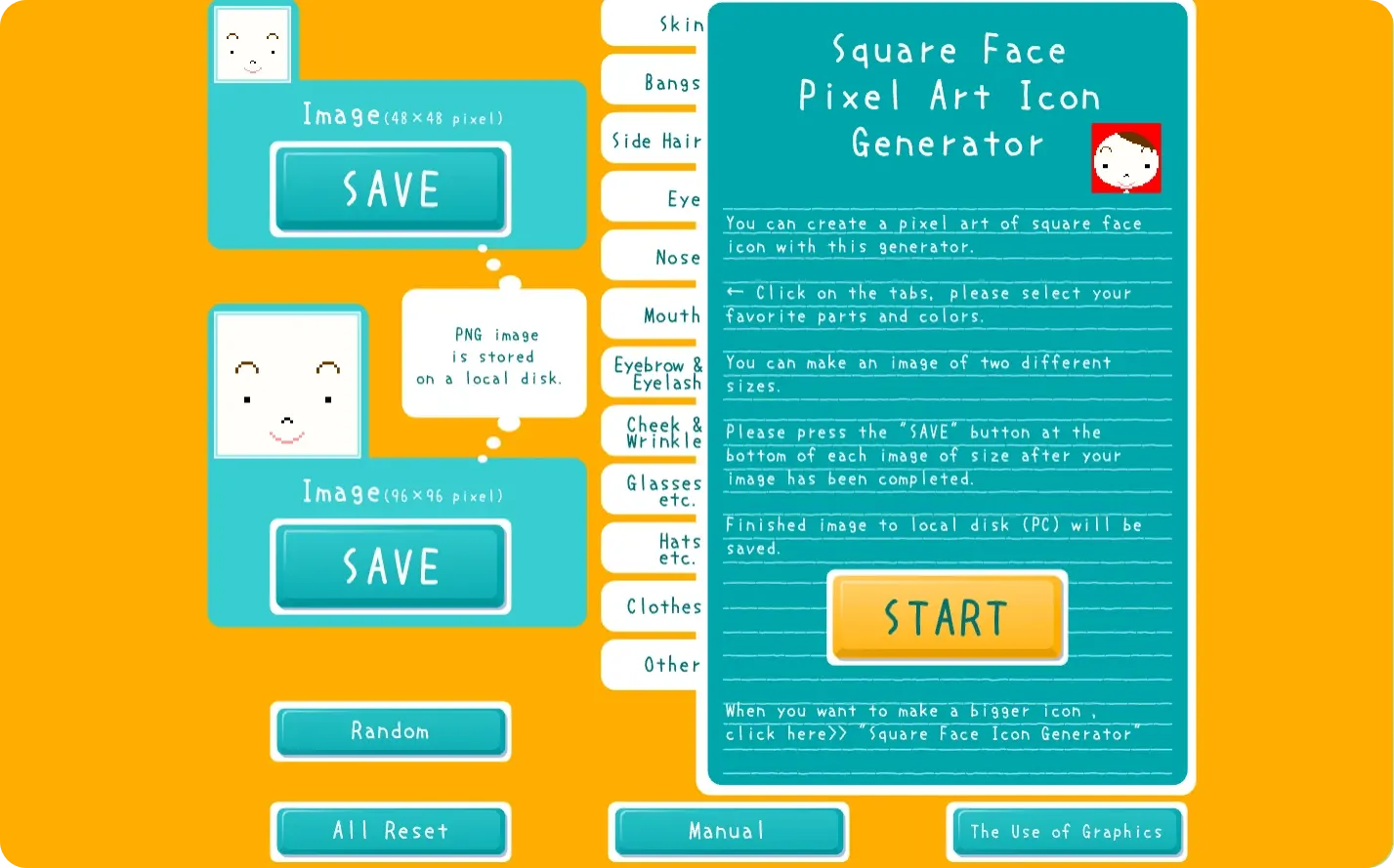 Pixel Art Generator preview screenshot